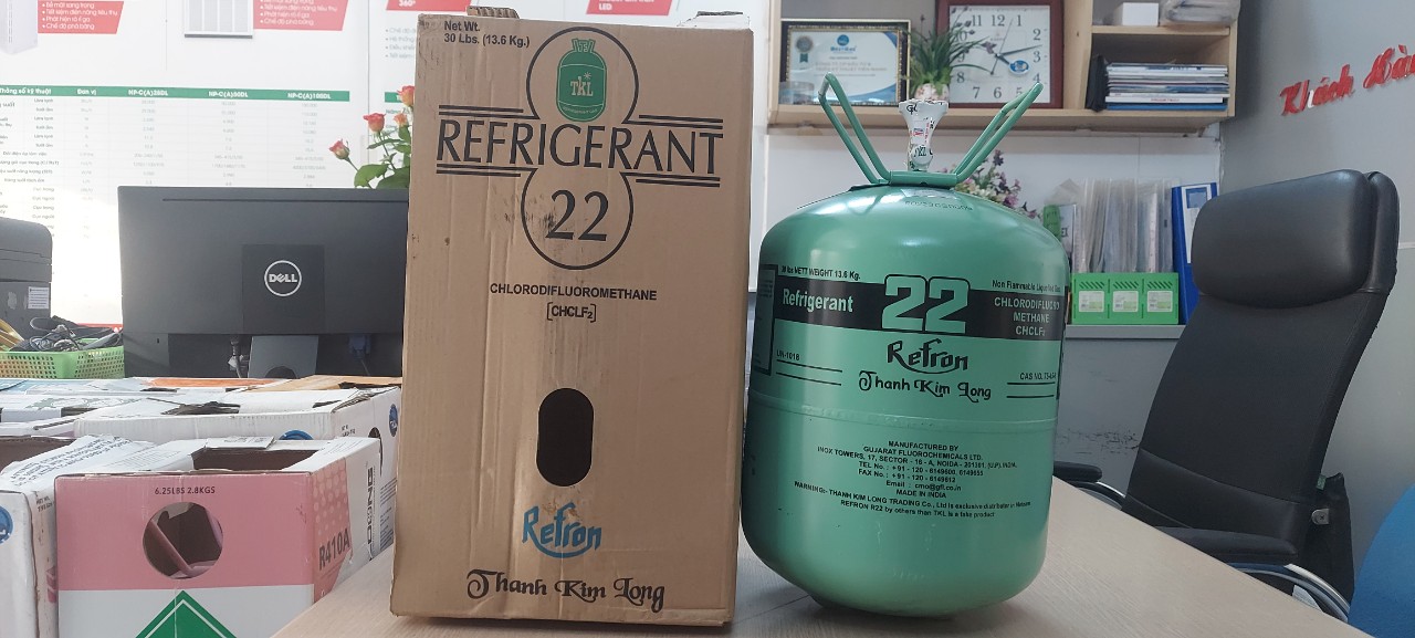 Gas lạnh R22 Refron  (13.6KG)