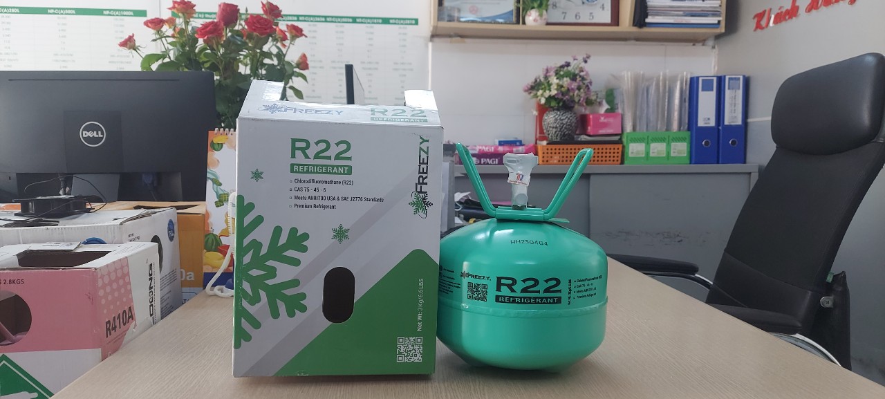 Gas lạnh R22 Freezy (3KG)