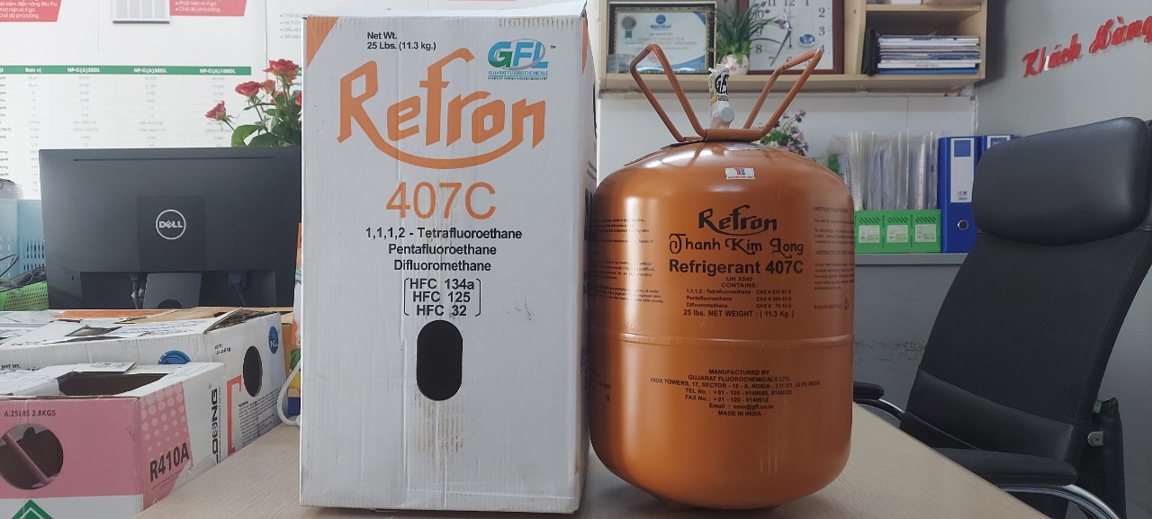 Gas lạnh R407C Refron (11.3KG)