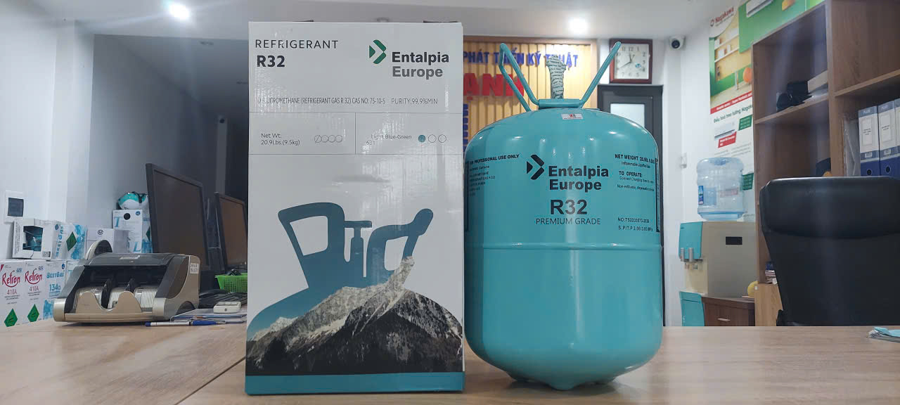 Gas lạnh R32 ENTALPIA EUROPE TL NET 9.5KG
